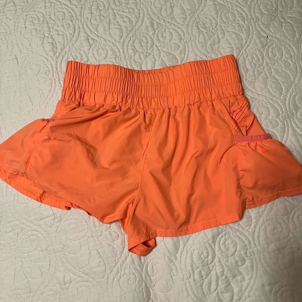 FP Movement by Free People Vibrant Orange Athletic Shorts